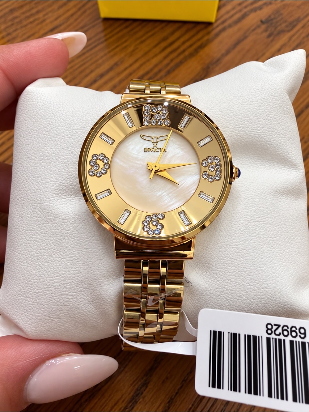 Invicta Wildflower Gold Watch w/Mother of Pearl